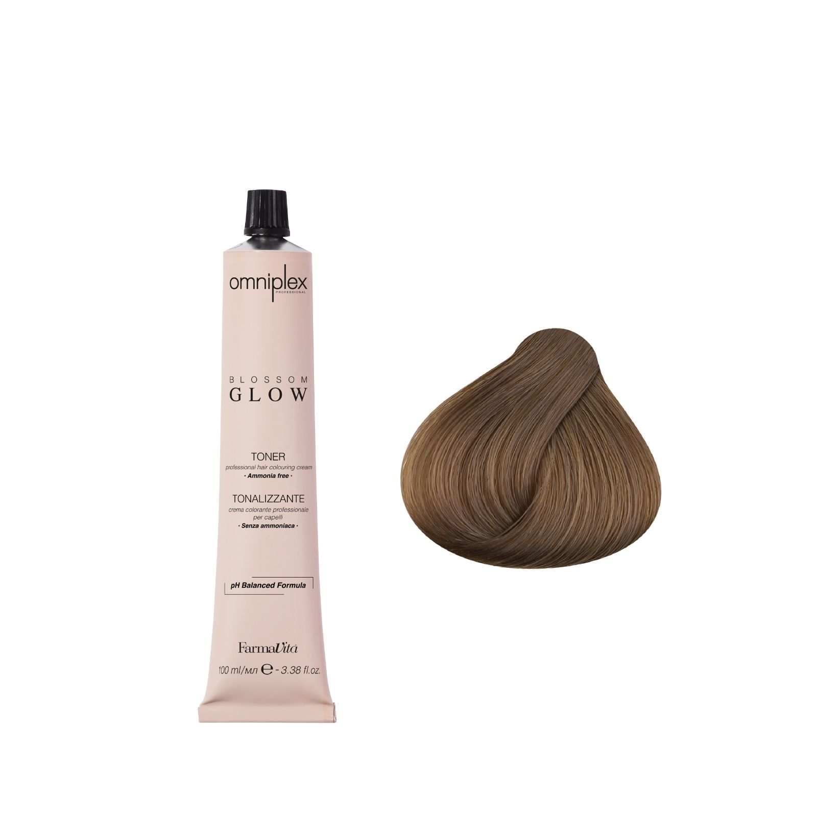 Farmavita Toner Omniplex Blossom Glow Beige, toner do włosów bez amoniaku, beżowy, 100ml