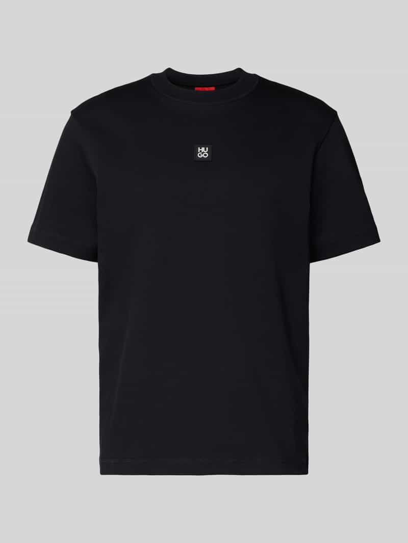 T-shirt o kroju regular fit z dodatkiem bawełny model ‘DILANSO’