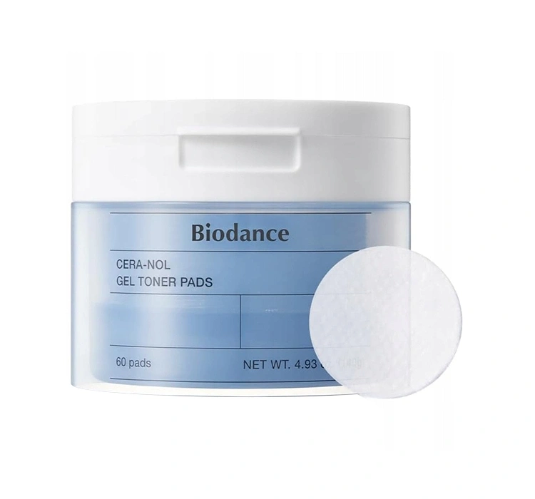 Biodance Cera-nol Gel Gel Toner Pads nawilżające płatki żelowe tonizujące do twarzy 60 szt