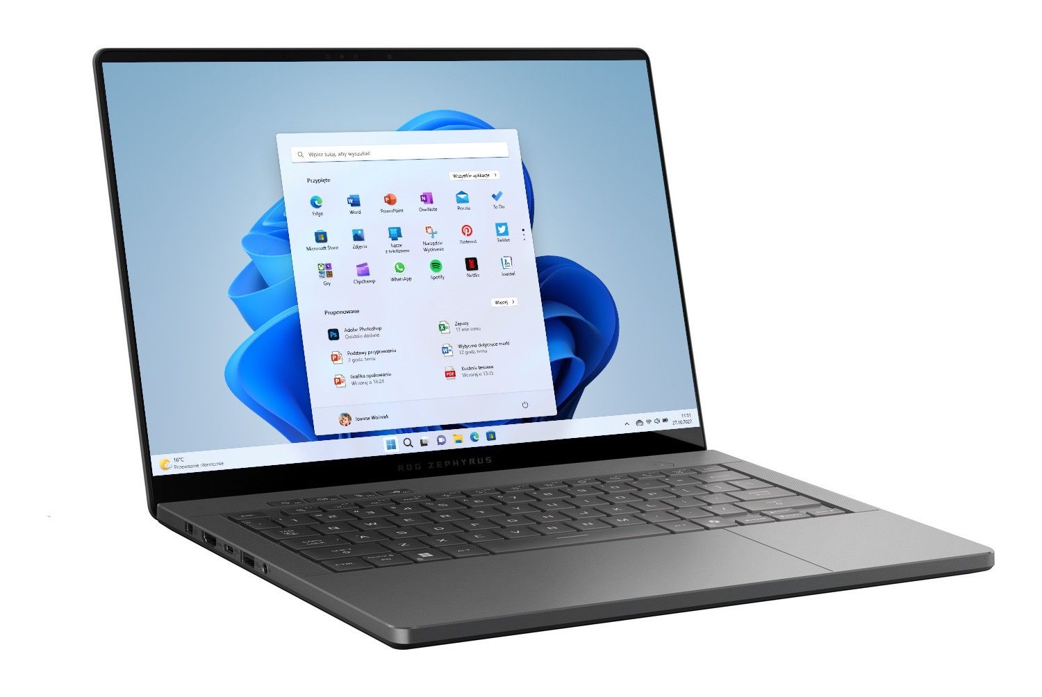 ASUS ROG Zephyrus G14 GA403UM-QS016W - Ryzen 9 270 14'' 3K 120Hz OLED 32GB 1TB W11H RTX5060 90NR0M81-M002M0