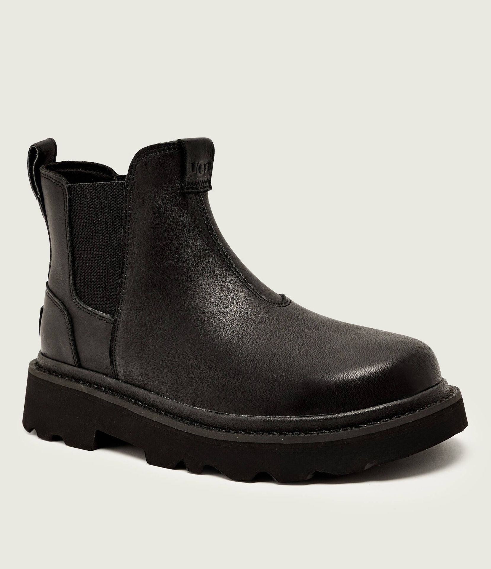 UGG Sztyblety Chelsea Lug skóra