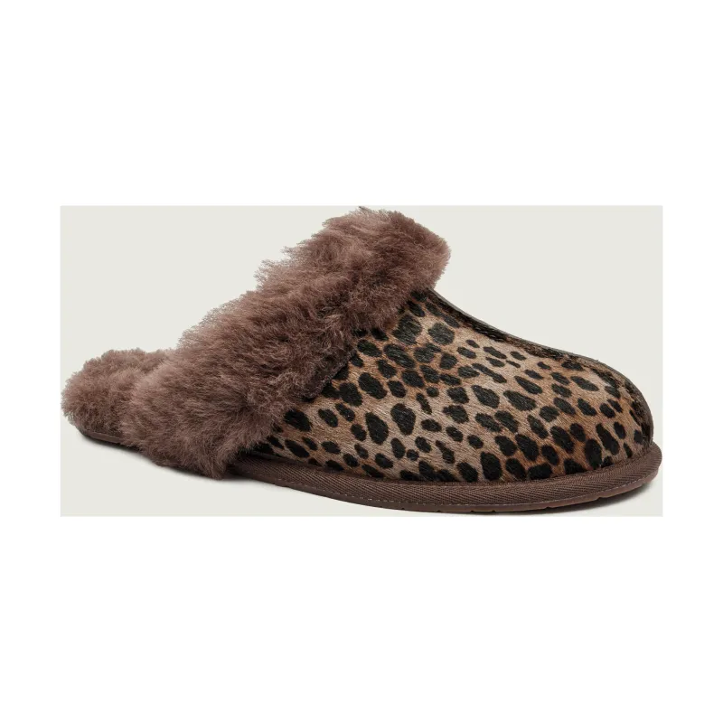 UGG Skórzane obuwie domowe W SCUFFETTE CASPIAN z dodatkiem wełny