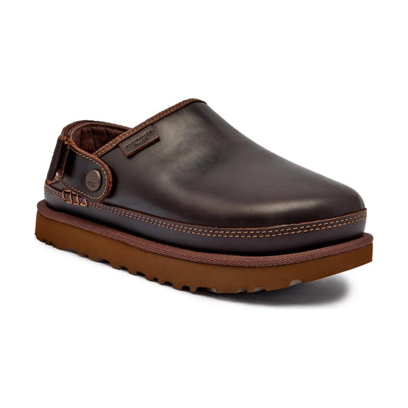 UGG Skórzane mule 2w1 W GOLDENSTAR CLOG LTHR REGEN