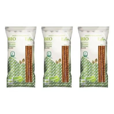 Eco Envoy Paluszki orkiszowe solone Zestaw 3 x 150 g Bio