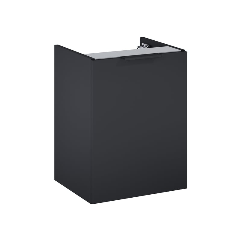 Szafka łazienkowa wisząca Katalonia 40x34.1x53 cm czarny mat Sensea