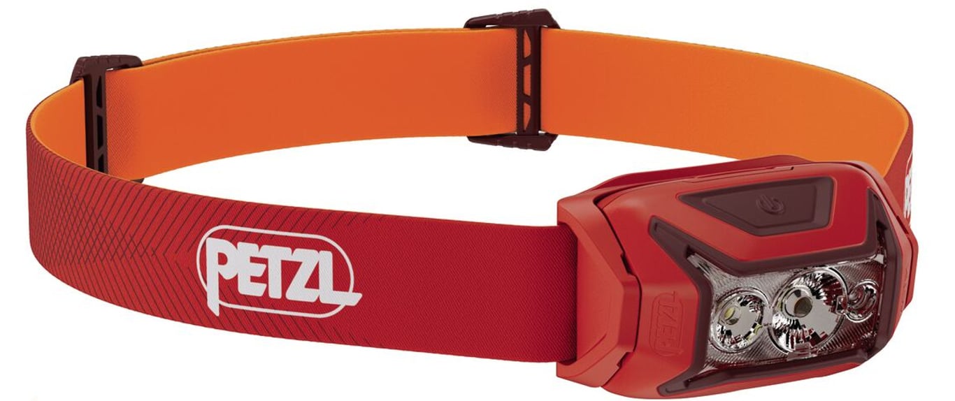 Petzl Actik Czerwony Latarka czołowa LED