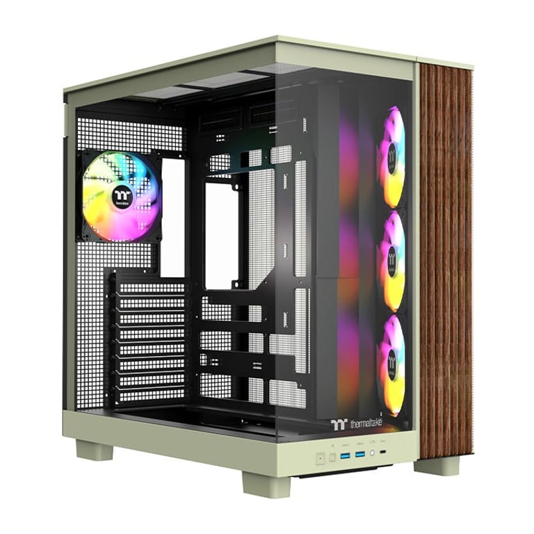 Thermaltake CA-11E-00MEWN-WS zabezpieczenia & uchwyty komputerów Midi Tower Zielony