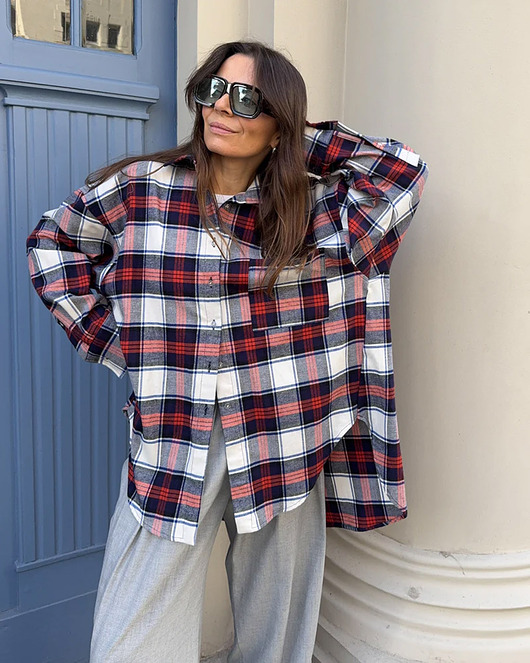 Koszula Calm oversize coral