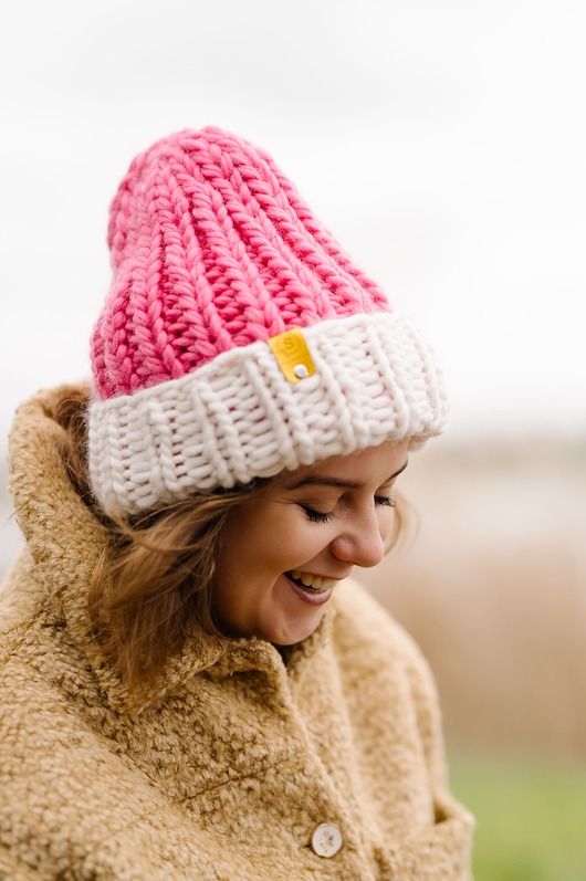 Wełniana czapka zimowa peruvian WOOLY
