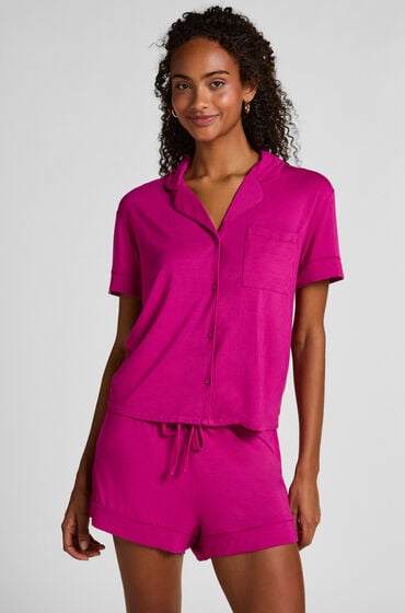 Hunkemöller Szorty Essential z dżerseju Różowy