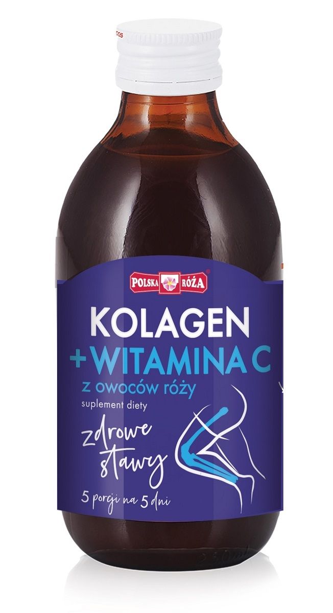Polska Róża Zdrowe stawy - kolagen + witamina c z owoców róży 250 ml - żywność