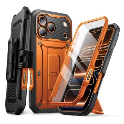 Etui SUPCASE Unicorn Beetle Pro do Apple iPhone 17 Pro Pomarańczowy