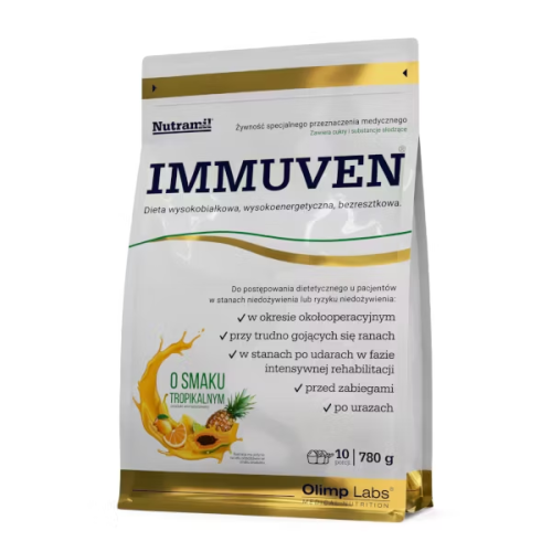 Olimp Nutramil Immuven o smaku tropikalnym – żywność specjalnego przeznaczenia medycznego (780 g)