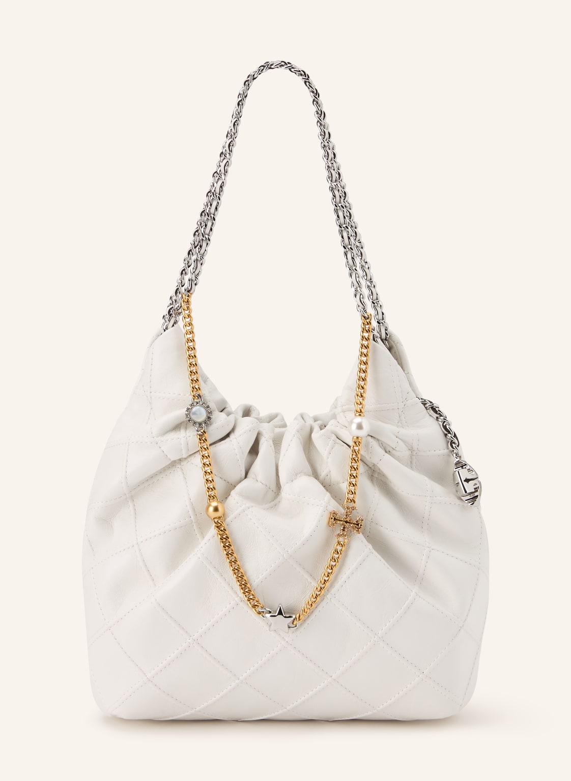 Tory Burch Torba Fleming Mini weiss