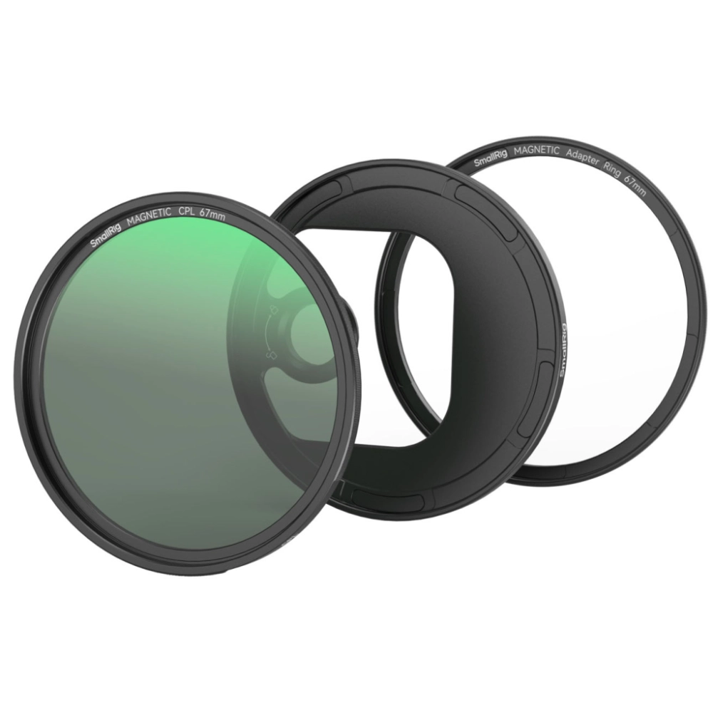 Smallrig Doczepiany filtr CPL z adapterem filtra T-mount (67 mm) [4728]