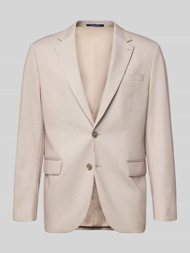 Marynarka na 2 guziki z kołnierzem z połami