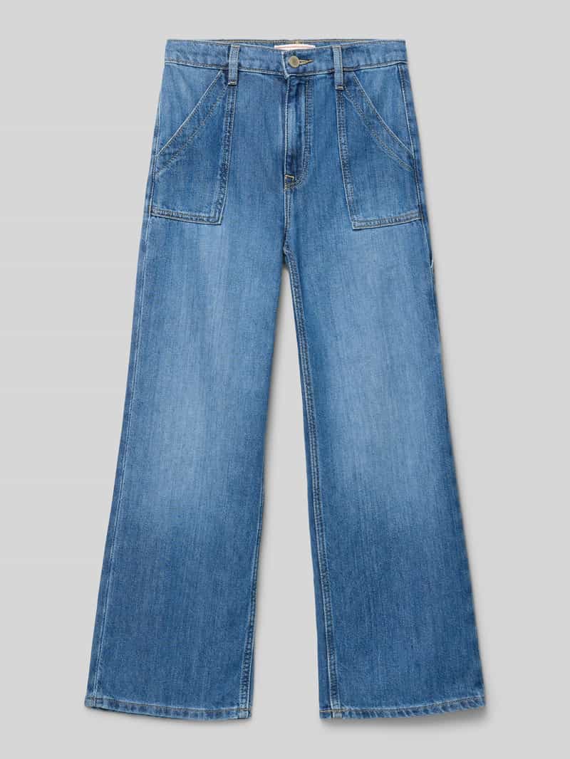 Jeansy z wpuszczanymi kieszeniami