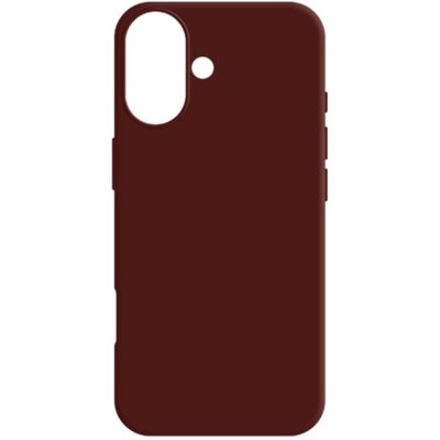 Etui 3MK Silicone Guardx do Apple iPhone 17 Ciemnoczerwony
