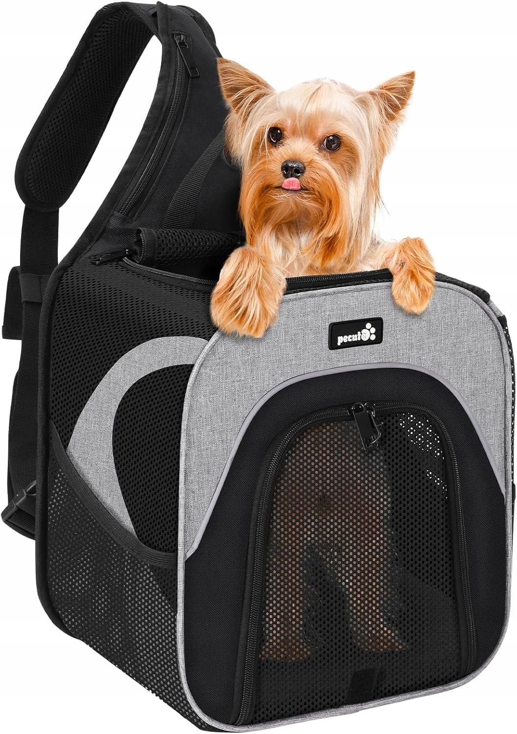 Plecak transporter dla kota i psa z siatką i okienkiem składany 2,5 kg