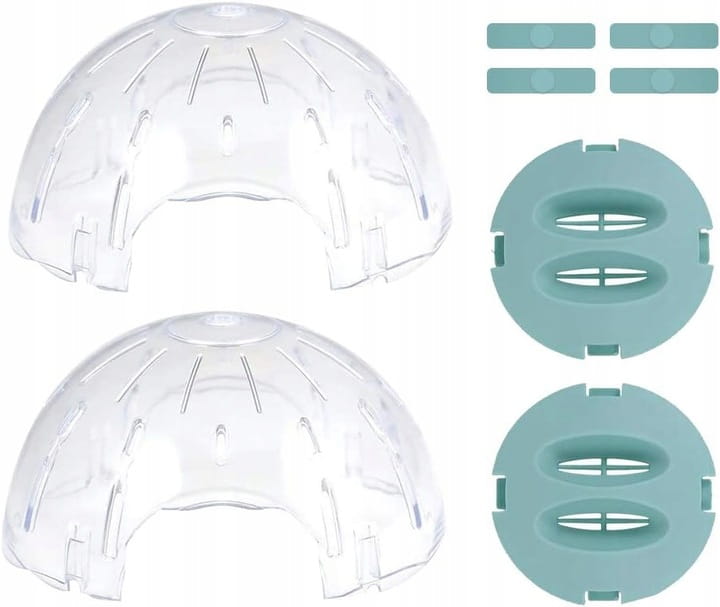 Kula do biegania dla chomika i myszy – zabawka 14 cm, niebieska