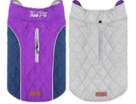 Kurtka zimowa dla psa kamizelka ciepła XS fioletowa