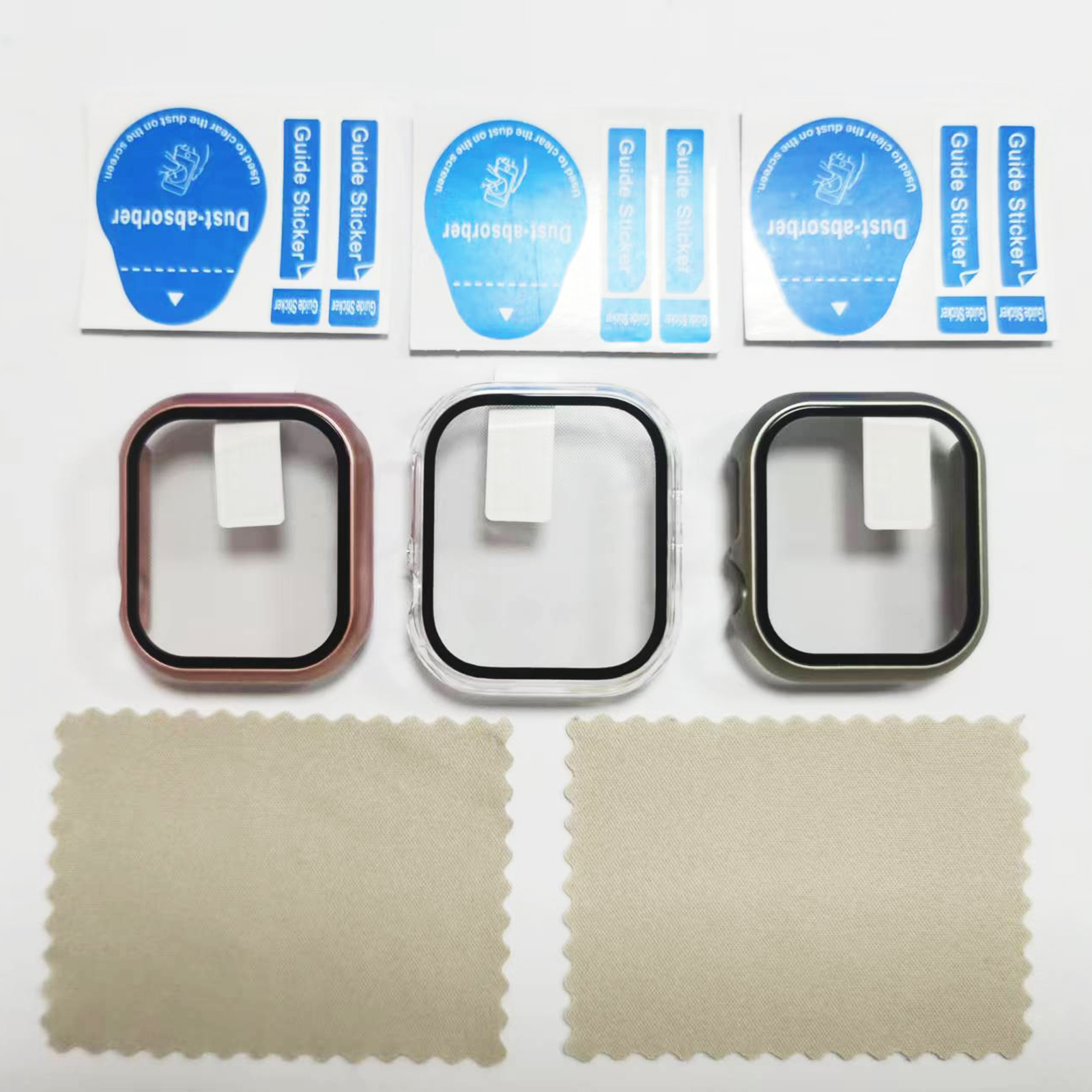 TEMU Etui z osłoną ekranu pasujące do Apple Watch Series 11/10 42mm, akcesoria, unisex, skuteczna ochrona, etui na smartwatch, etui na smartwatch