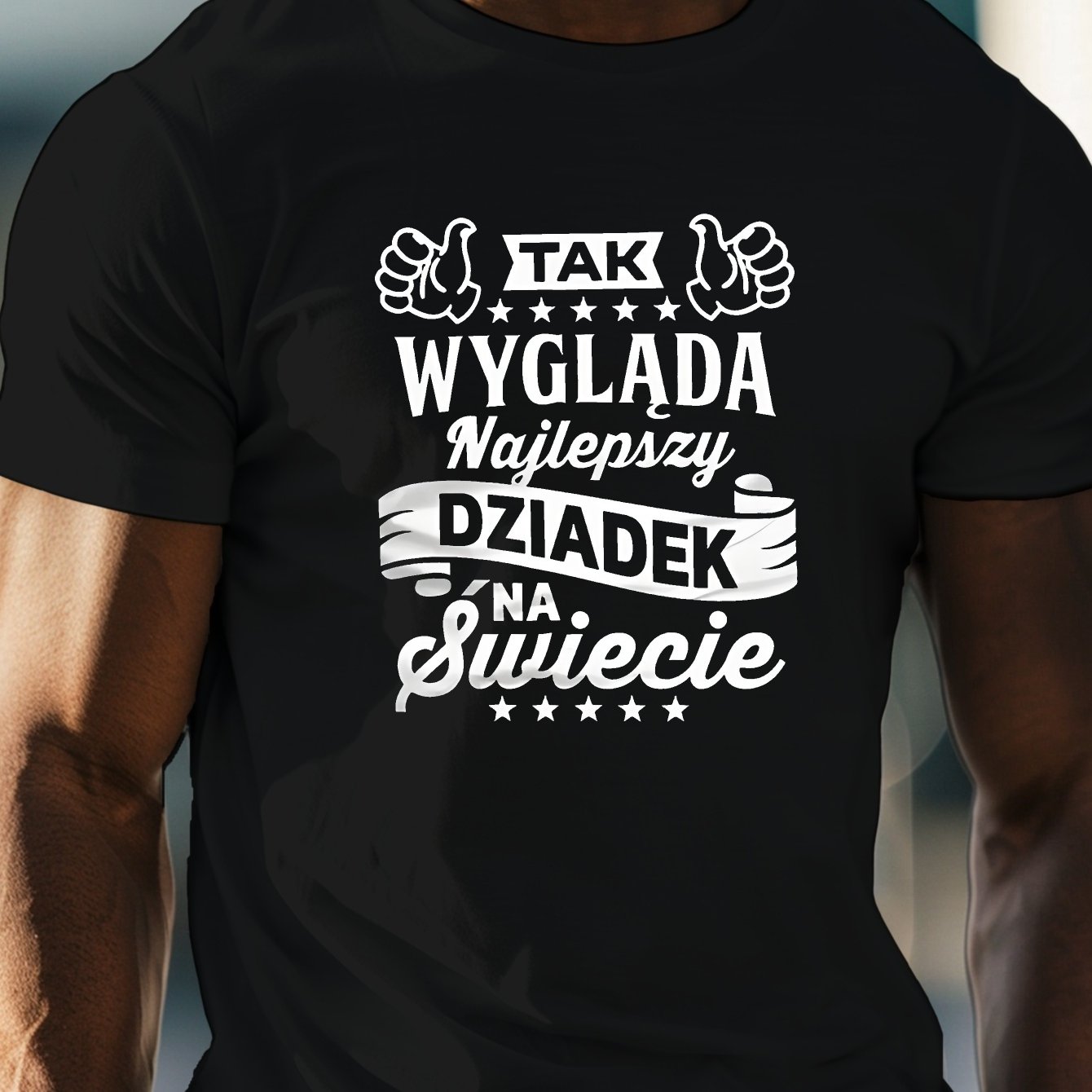 TEMU Męska koszulka z grafiką 