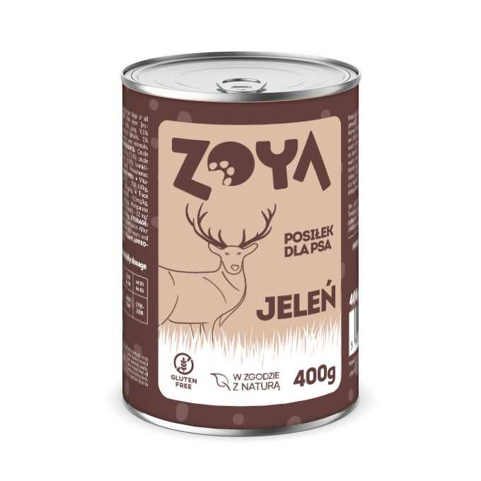 ZOYA Jeleń - mokra karma dla psa - 400g