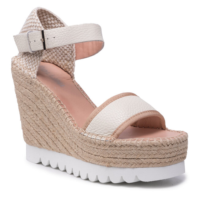 Espadryle Pollini SA1661BI0ETE0110 Beżowy
