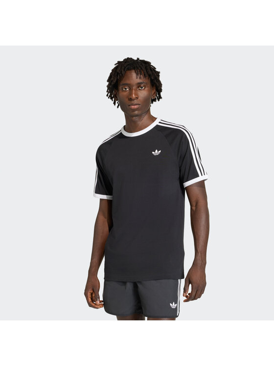 adidas T-Shirt 3-Stripes KE3538 Czarny Regular Fit
