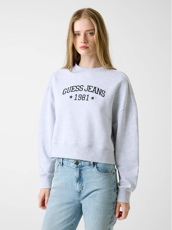 Guess Jeans Bluza 180726 Szary Classic Fit