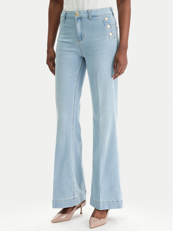 Liu Jo Jeansy UA6162 D0275 Niebieski Flared Leg