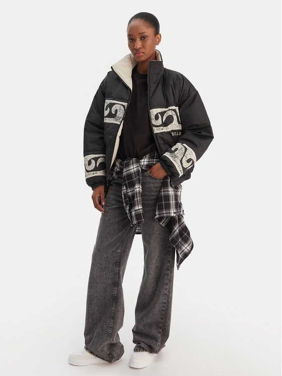 Billabong Kurtka zimowa Cozy Puffer EBJJK00140 Czarny Regular Fit