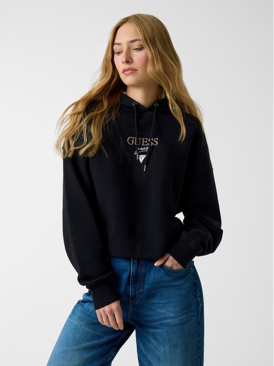 Guess Jeans Bluza 180725 Czarny Classic Fit