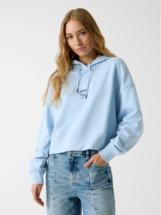 Guess Jeans Bluza 180725 Błękitny Classic Fit