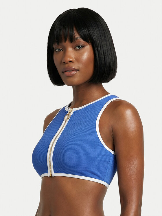 Seafolly Góra od bikini Beach Bound 31529-072 Niebieski