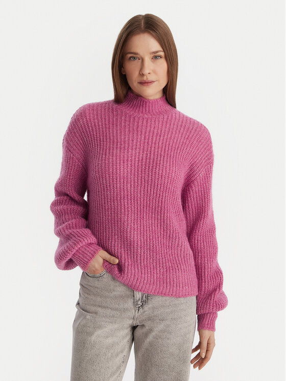 Vero Moda Sweter Ellie 10346753 Fioletowy Oversize