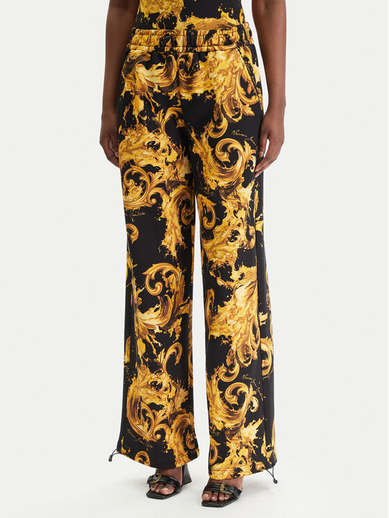 Versace Jeans Couture Spodnie dresowe 80HAA320 FS196 Czarny Regular Fit