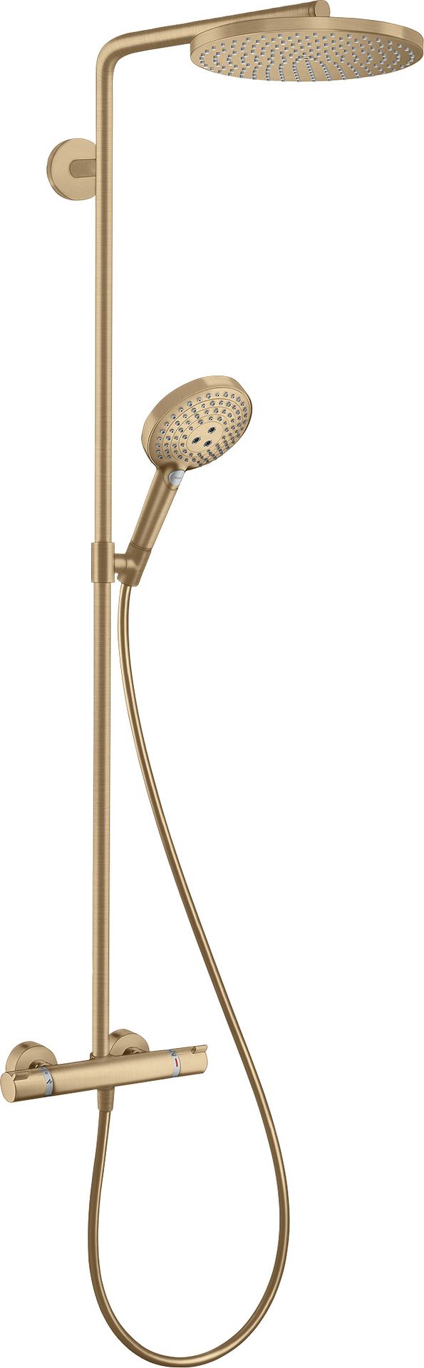 Hansgrohe Raindance S Komplet prysznicowy 240 1jet PowderRain, Brąz Szczotkowany