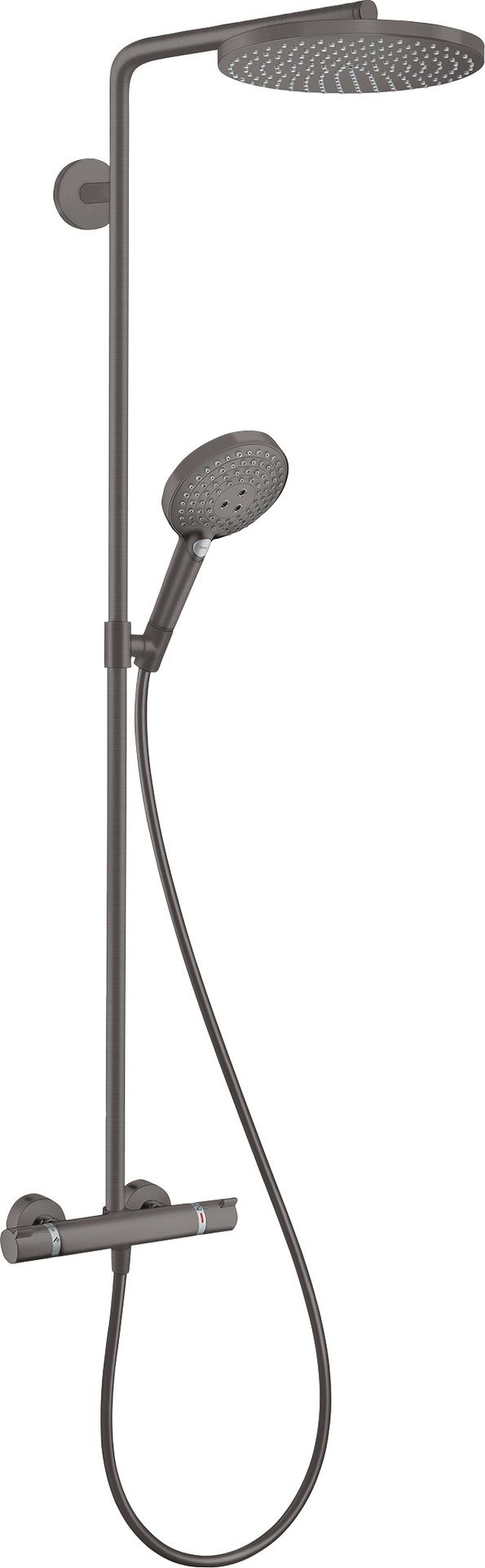 Hansgrohe Raindance S Komplet prysznicowy 240 1jet PowderRain, Czarny Chrom