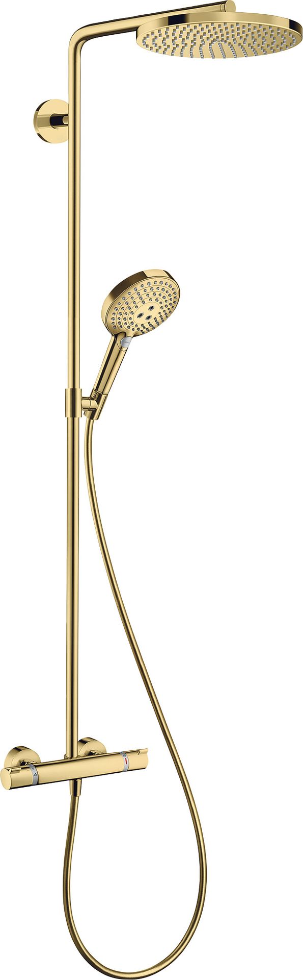 Hansgrohe Raindance S Komplet prysznicowy 240 1jet PowderRain, Złoty