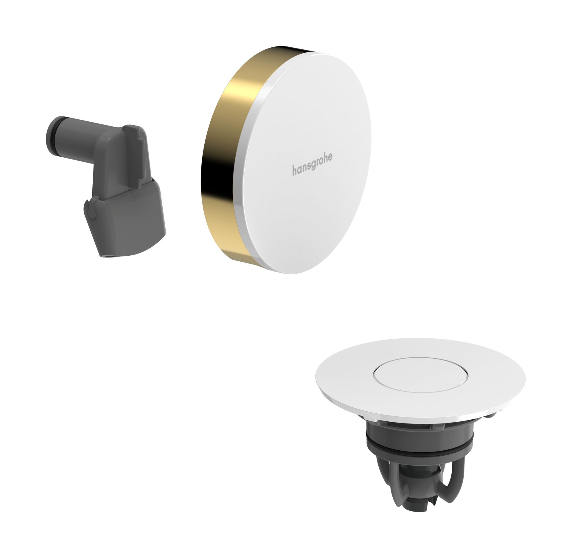 Hansgrohe Exafill Element zewnętrzny do syfonu wannowego z przelewem 58119990
