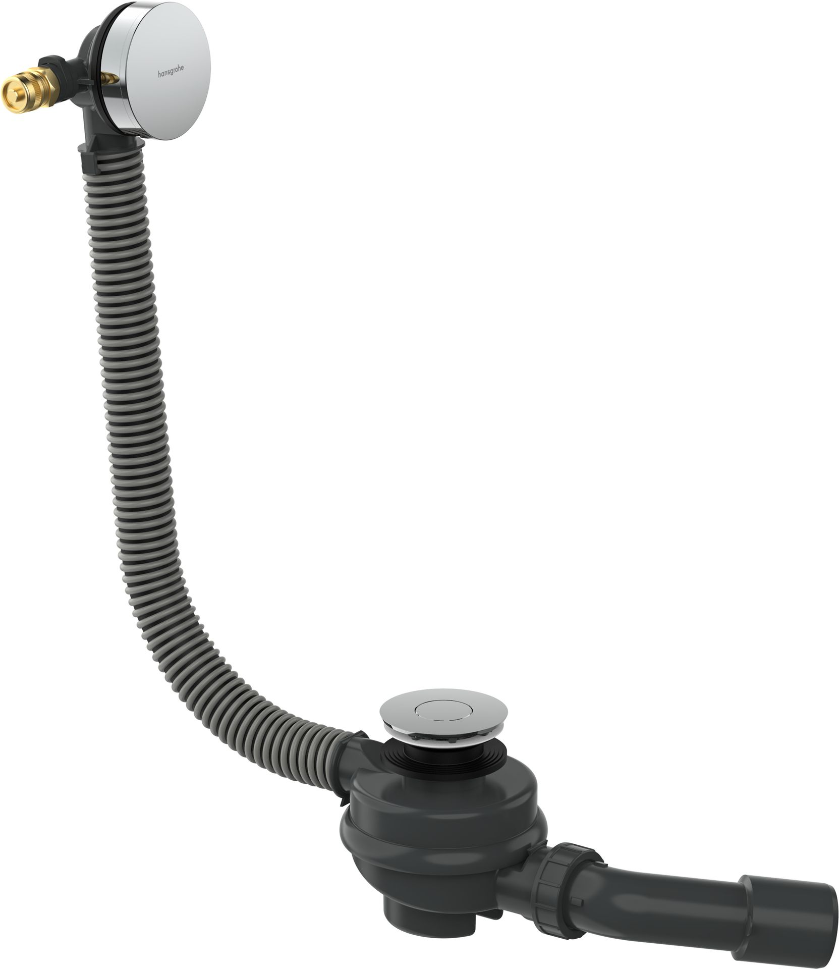 Hansgrohe Exafill Kompletny syfon wannowy z napełnianiem przez przelew 58130000