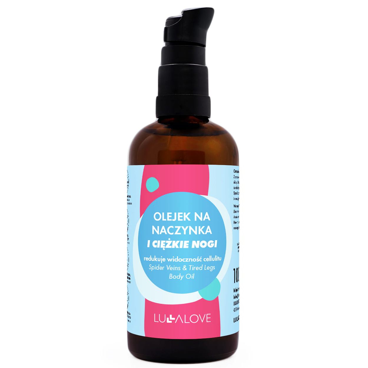Lullalove, olejek na naczynka i ciężkie nogi, 100 ml