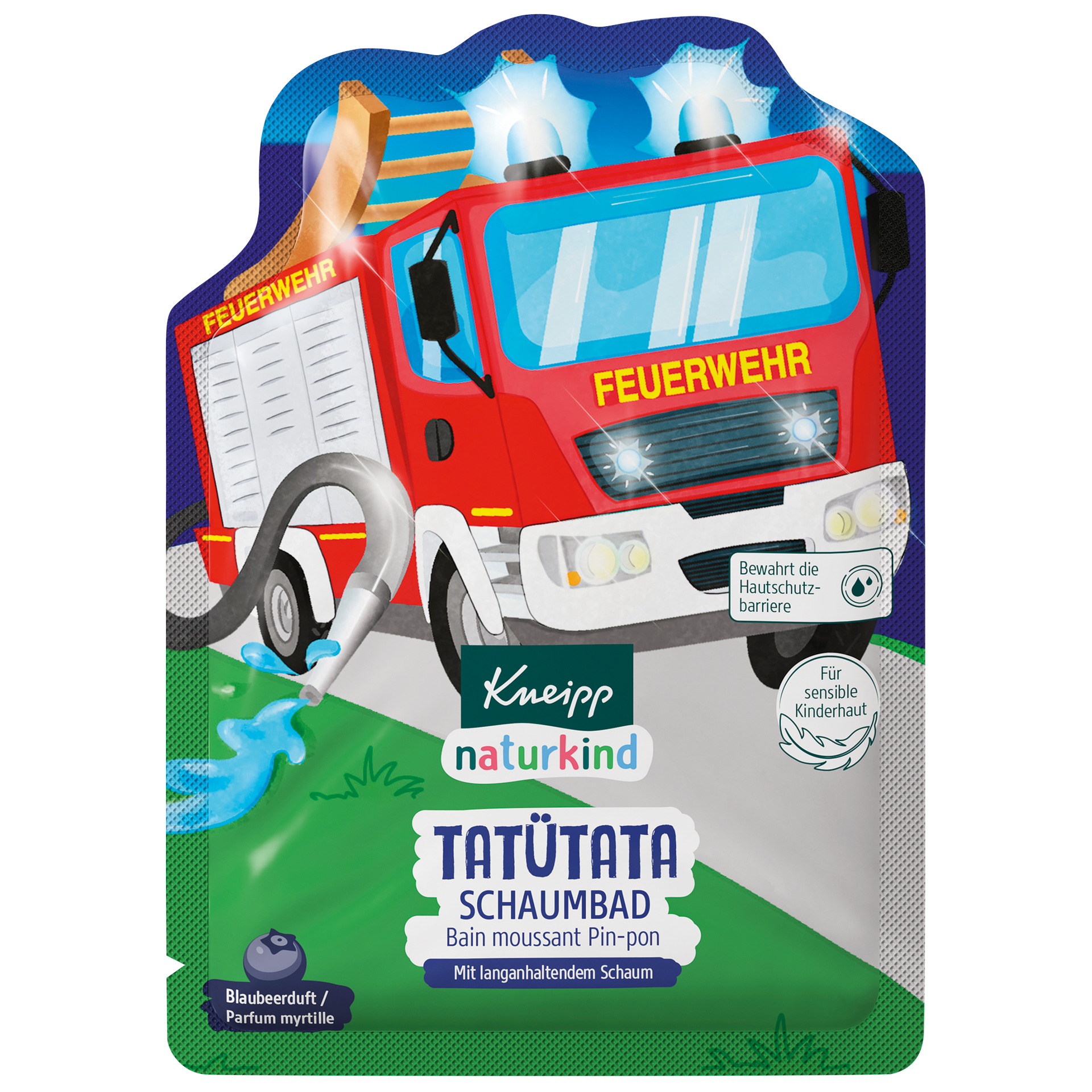 Kneipp Naturkind Ijo-Ijo, płyn do kąpieli z bąbelkami, borówka, 40 ml