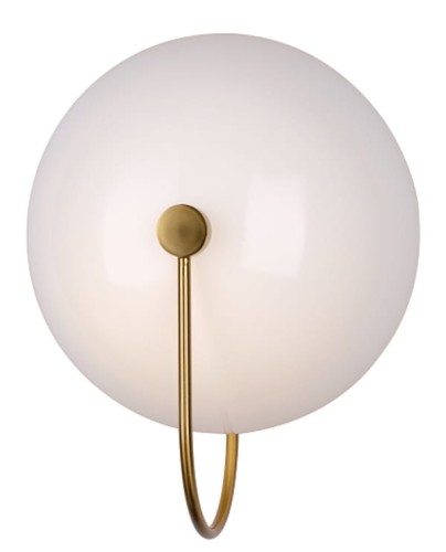 Haag W - kinkiet nowoczesny 30cm biały złoty