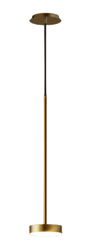 Spotto 1 - lampa wisząca LED 12cm mosiądz złoty