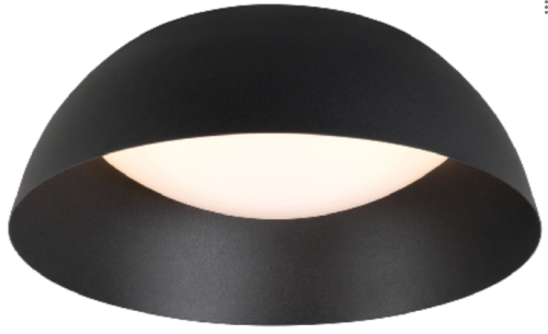 Bol - Lampa sufitowa plafon 35cm 20W LED, Czarna