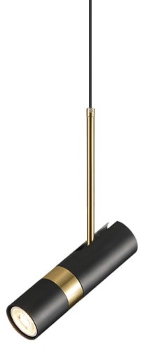 Look 1P - reflektor wiszący czarny spot