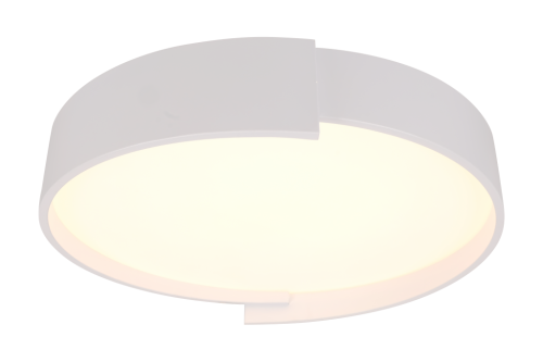 Acanto - Duży nowoczesny Plafon 40cm LED 30W biały